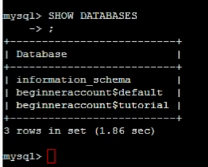 mysql database tutorial